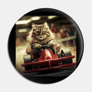 The Karting Cat Pin