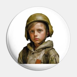 Innocent Valor: The Courageous Journey of a Young Soldier Pin