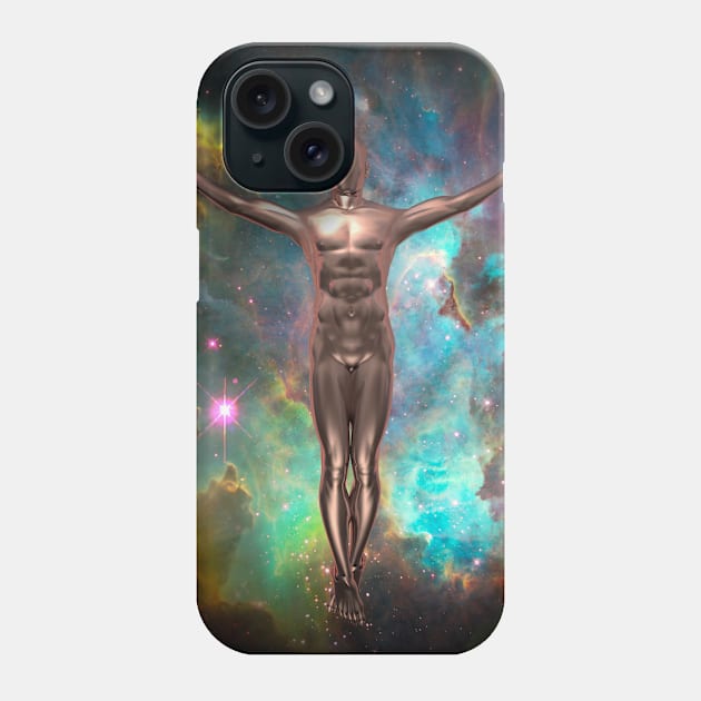 Droid ascension in vivid space Phone Case by rolffimages