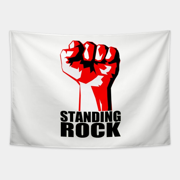 STANDING ROCK Tapestry by truthtopower