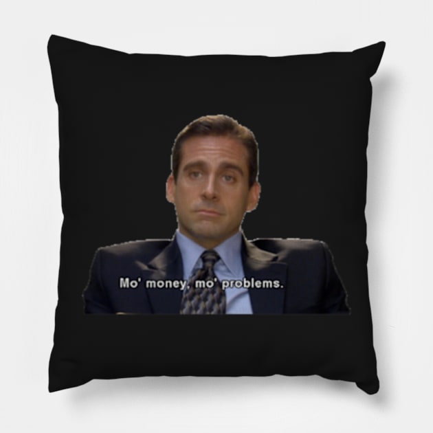 Mo' Money- Micheal Scott Pillow by Biscuit25