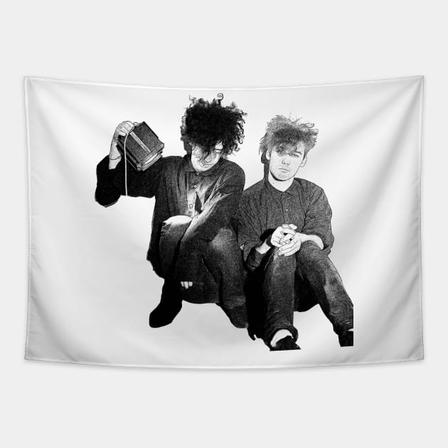 The Jesus And Mary Chain // Retro 90s Tapestry by idontwannawait