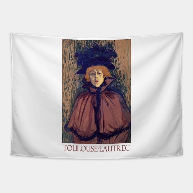 Jane Avril by Henri de Toulouse-Lautrec Tapestry by Naves