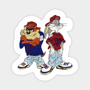 90s Rabbit Look Classic T-Shirt Magnet