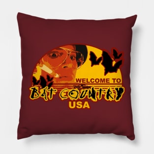 Welcome to Bat Country USA Pillow