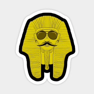 Cool Mustachioed Sphinx with Sunglasses & Mustache Magnet