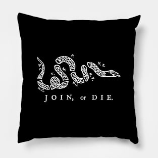 Join or Die Pillow