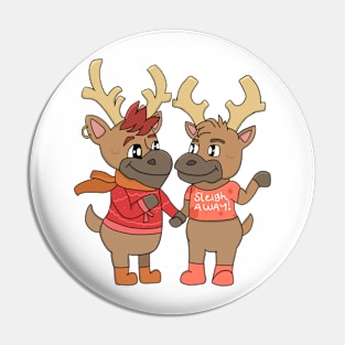 Deer Boyfriends Pin