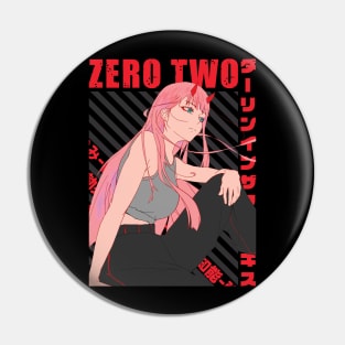 Darling in the franxx - Zero Two #01 Pin