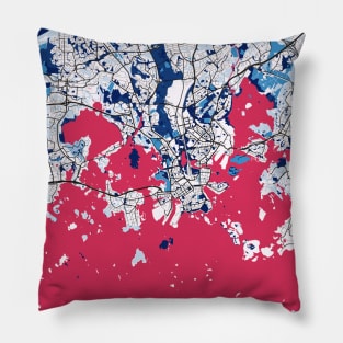 Helsinki - Finland MilkTea City Map Pillow