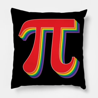 Rainbow Pi π Pillow