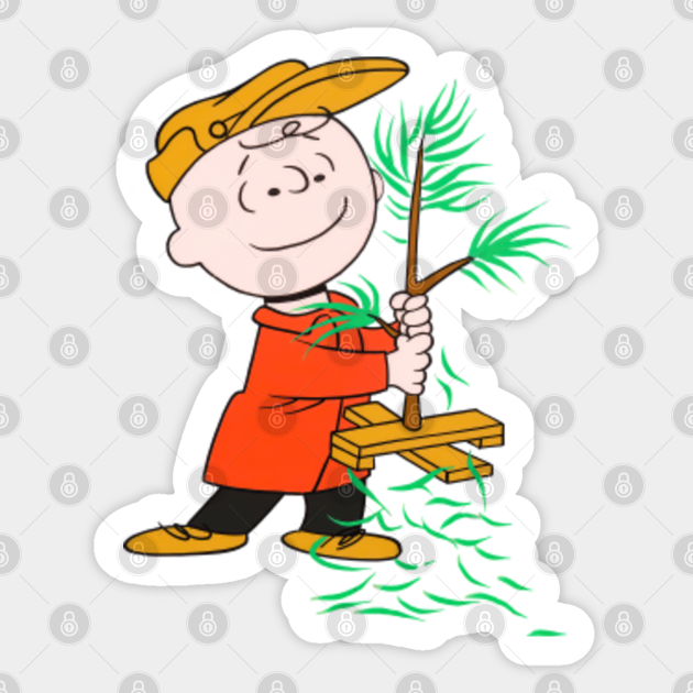 A Charlie Brown Christmas Tree - Peanuts - Sticker