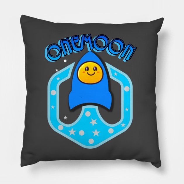 ONEMOON Pillow by Peace Love and Harmony