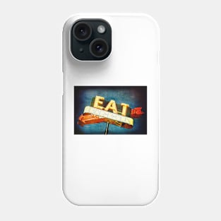 Eat Barbecue Vintage Sign Phone Case