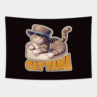 Cat Tama,Tama Super Station Master Tapestry