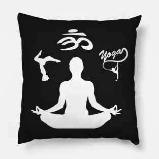 Yoga lifestyle shirt Pillow