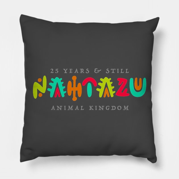 Not a Zoo Nahtazu Pillow by GoAwayGreen