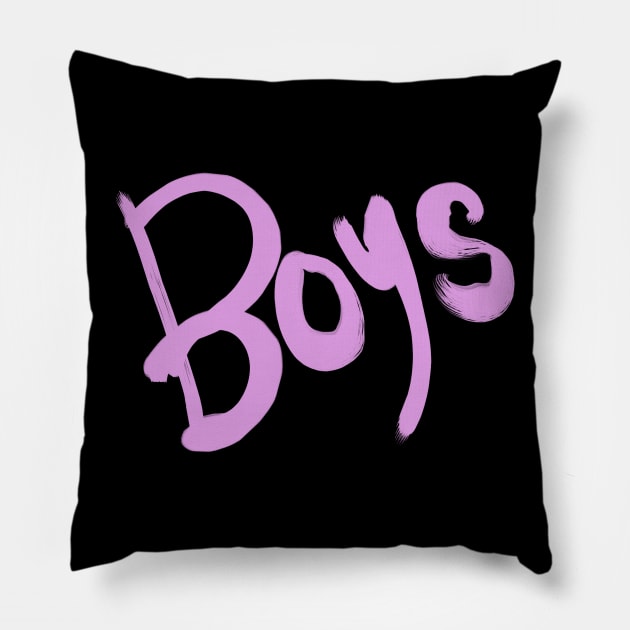 BOYS Pillow by tiranocyrus