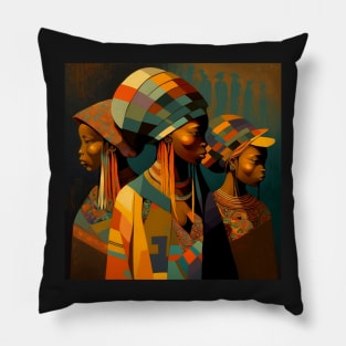 African Print Design Pillow