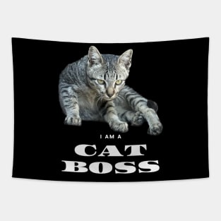 I am a cat boss Tapestry