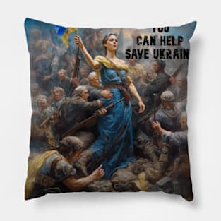 You can help save Ukraine Pillow