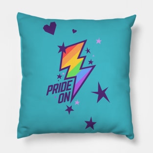 PRIDE ON by WOOF SHIRT Pillow