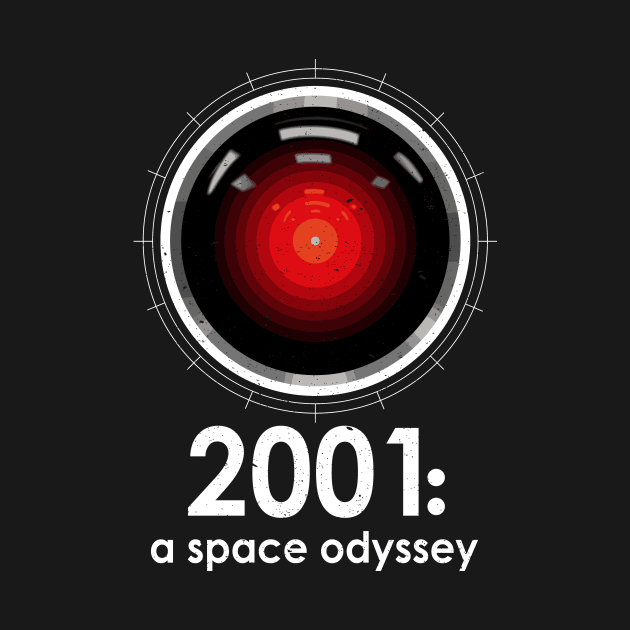 2001 A Space Odyssey Inspired HAL 9000 by Rebus28