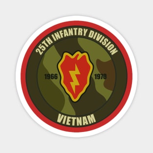 25th Infantry Division Vietnam Patch Magnet