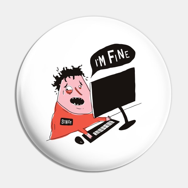 I´m Fine Pin by LR_Collections