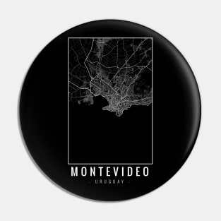 Montevideo Uruguay Minimalist Map Pin