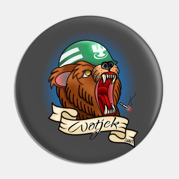 Corporal Wotjek - Hero Bear Pin by DukeTheBear