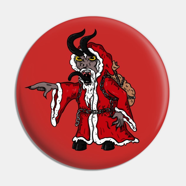 A Very Merry Krampusnacht Pin by GeekVisionProductions