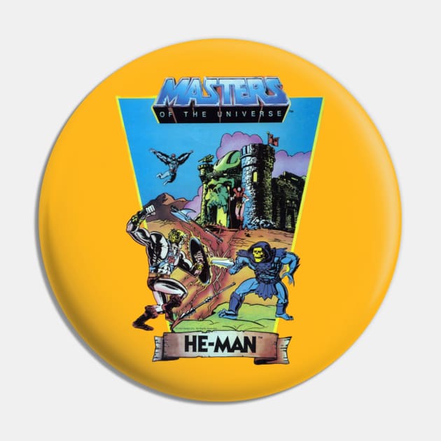 Retro He-Man Shirt Pin by That Junkman's Shirts and more!