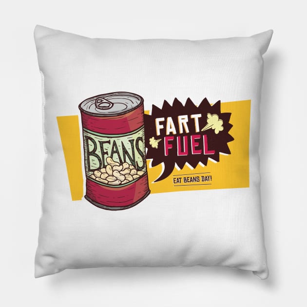 Beans Fart Fuel Pillow by madeinchorley