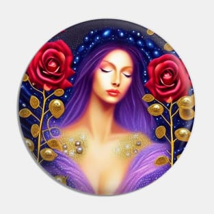 Floral Queen Enchanted Beauty Pin