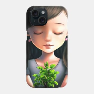 Save the earth illustration Phone Case