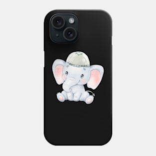 Jewish Baby Elephant Menorah Funny Hanukkah Chanukah Phone Case