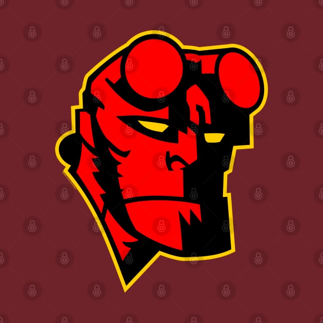 HELLBOY - Head by ROBZILLA