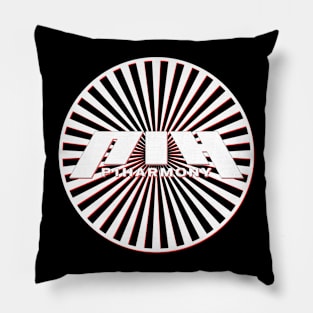 P1HARMONY Logo Target 4 Pillow