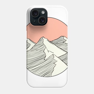 Mountain Sketch Phone Case