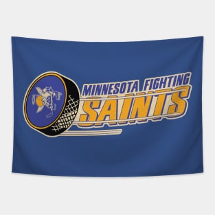 Defunct Minnesota Fighting Saints Hockey Team Tapestry