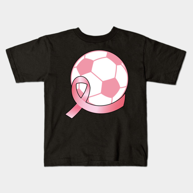 Soccer Pink Ribbon Breast Cancer Awareness Funny Gifts Soccer Pink Ribbon Breast Cancer Awaren Kids T Shirt Teepublic