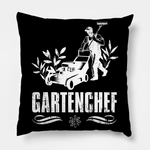 Gartenchef Hobby Gärtner Gartenarbeit Pillow by Foxxy Merch