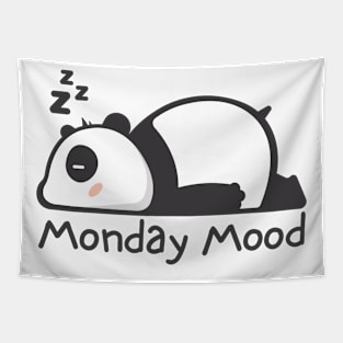 Panda Monday Mood Tapestry