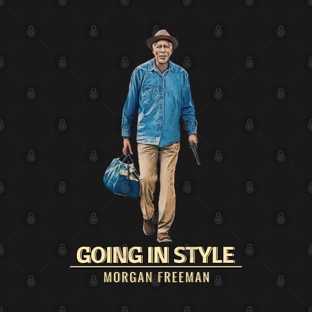 Morgan Freeman - going in style fanart by Flower'Animals Studiost