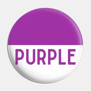 Learn Your Colours - Purple Pin