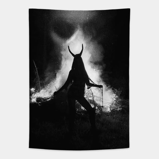 Dancing with the devil Devil Tapestry TeePublic
