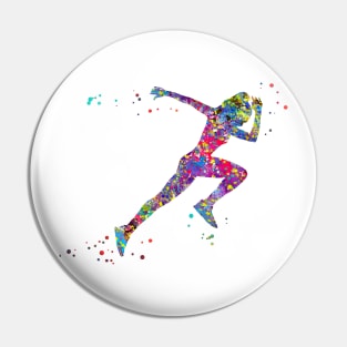 Female runner Pin