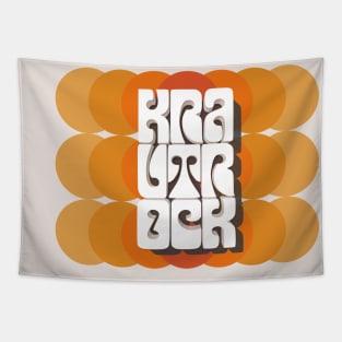 Krautrock /\/\ 70s Styled Typographic Artwork Tapestry