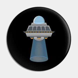 UFO design artwork Pin